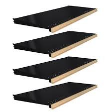 Black Matte Gondola Shelves